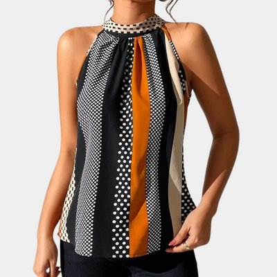 Elegant sleeveless women's top 