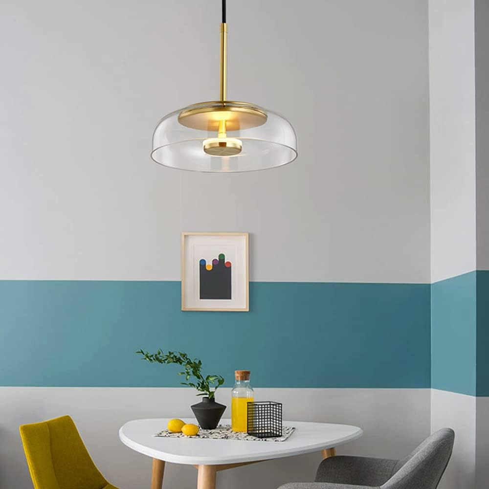 Orlenra - Glass LED Pendant Light for Dining Room