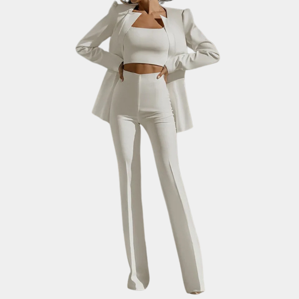 Jamalia - Luxurious 3-Piece Blazer Set for Women