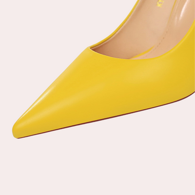 Elegant women's shoes with high heels