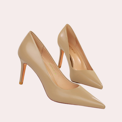 Elegant women's shoes with high heels