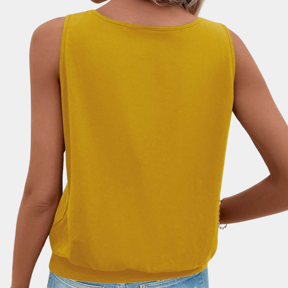 Elegant sleeveless women's top