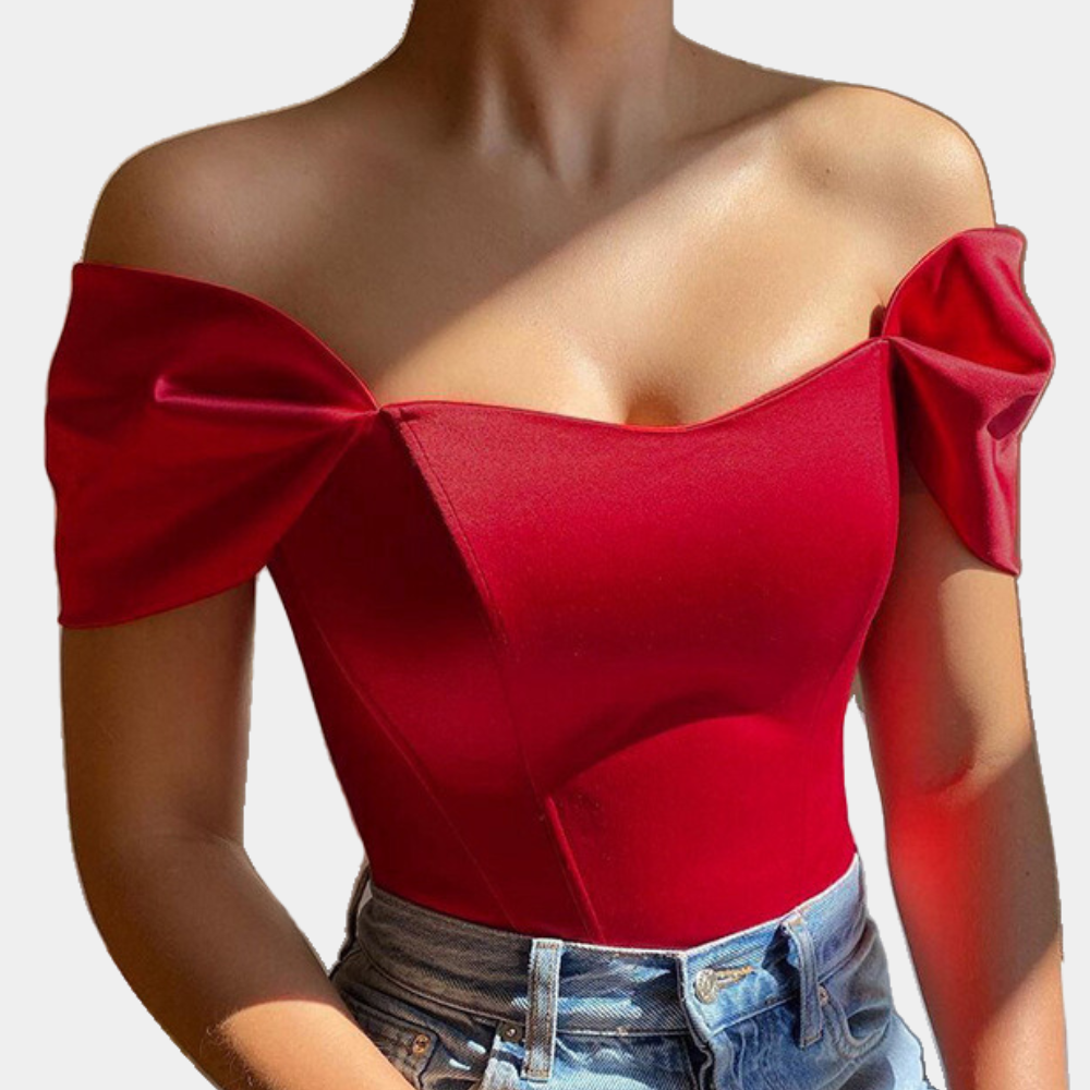 Elegant off-the-shoulder top for women