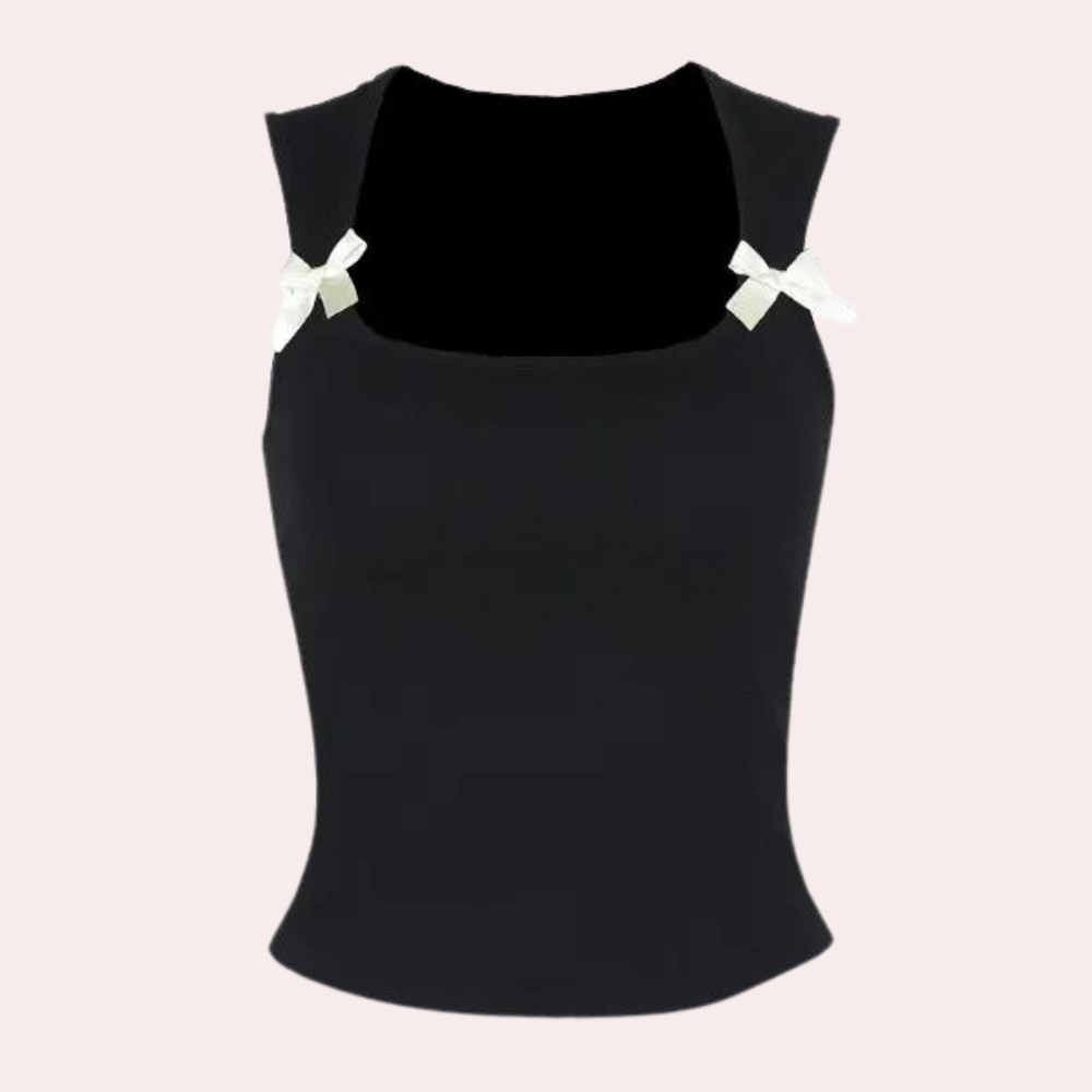Classic women's top with ribbon