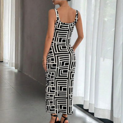 Elsa - Geometrische bodycon jurk