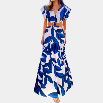 Yana - Elegante Jurk met Stijlvolle V-hals