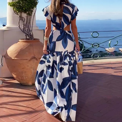 Yana - Elegante Jurk met Stijlvolle V-hals