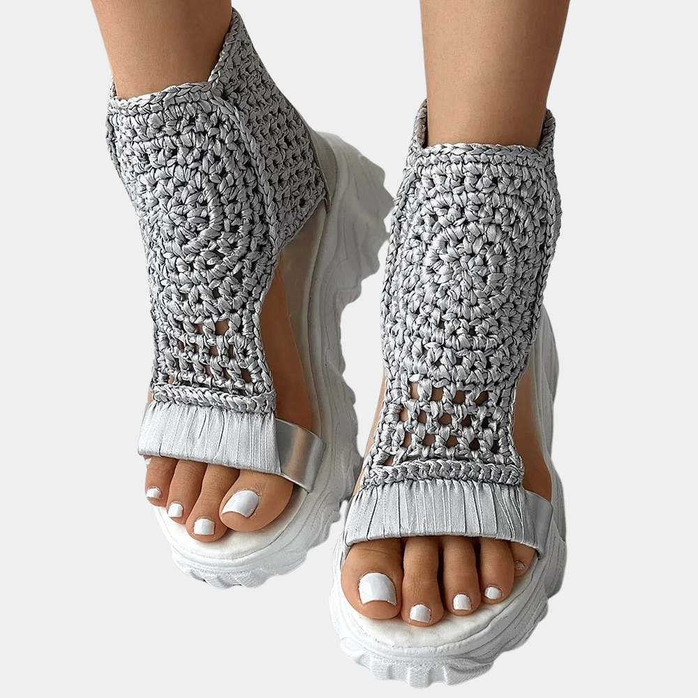 Juanita - Women's Stylish Braided Wedge Heels