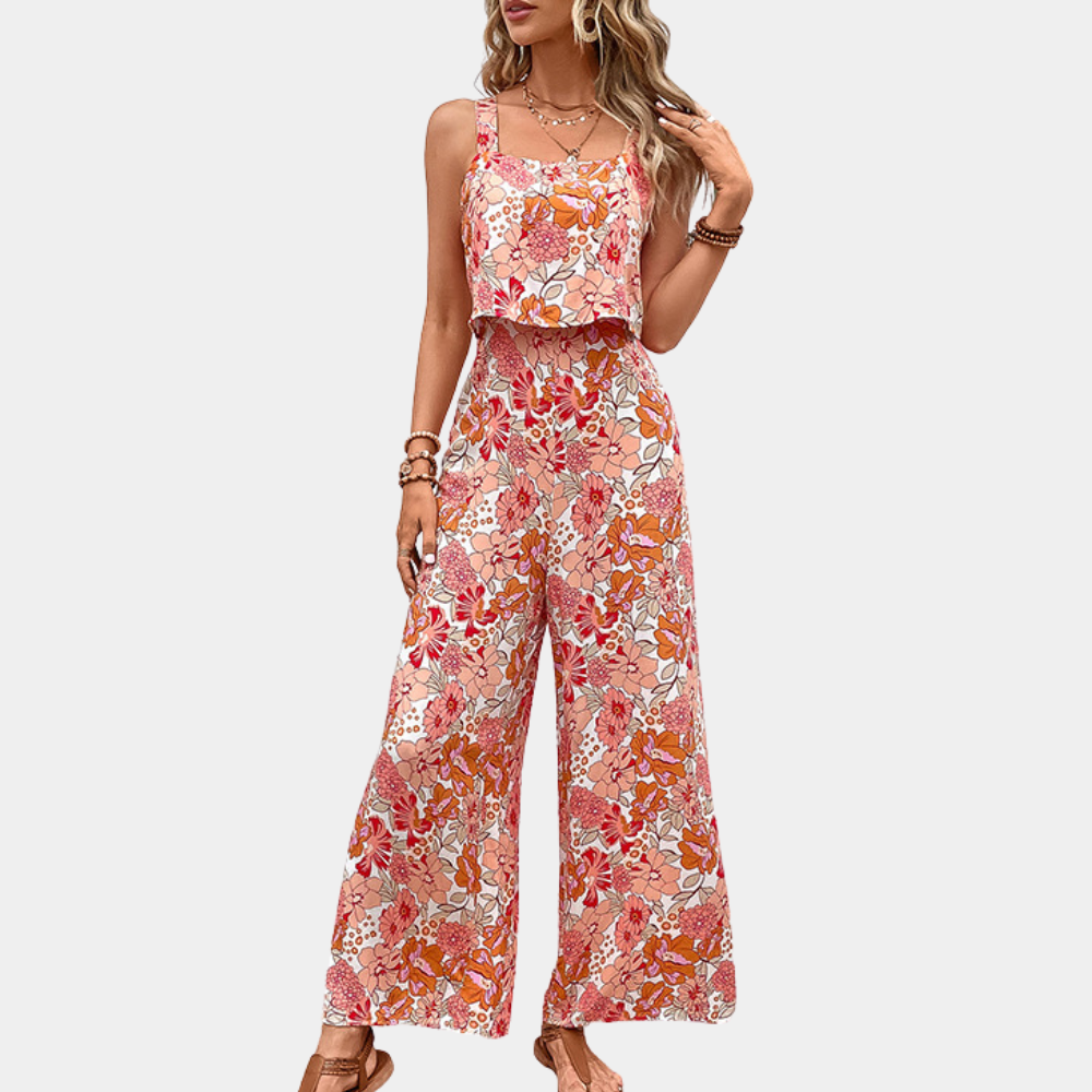 Desiree - Women's Stylish Floral Jumpsuit