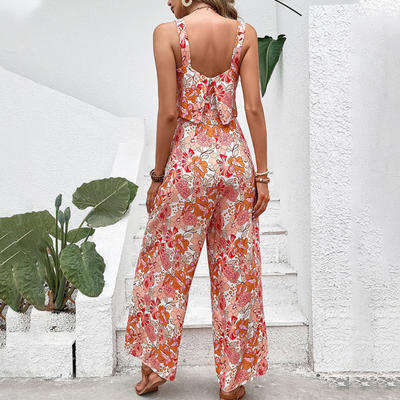 Desiree - Women's Stylish Floral Jumpsuit