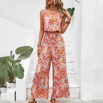 Desiree - Women's Stylish Floral Jumpsuit