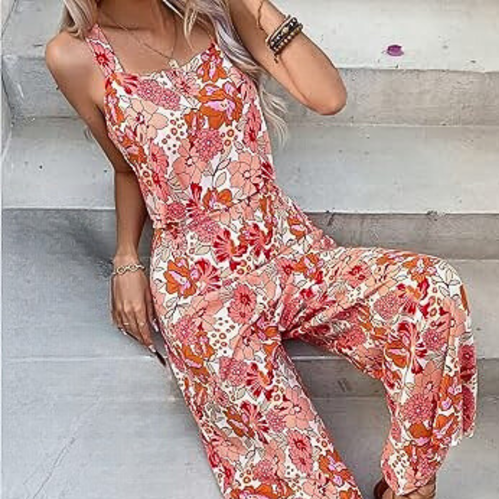 Desiree - Women's Stylish Floral Jumpsuit
