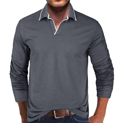Cipactli - Comfortabel heren-T-shirt met V-hals