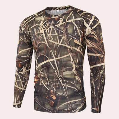 Ludvig - Trendy Camouflage herenhemd met lange mouwen
