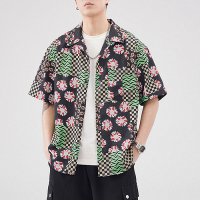 Victor - Trendy Hawaii Shirt voor Mannen