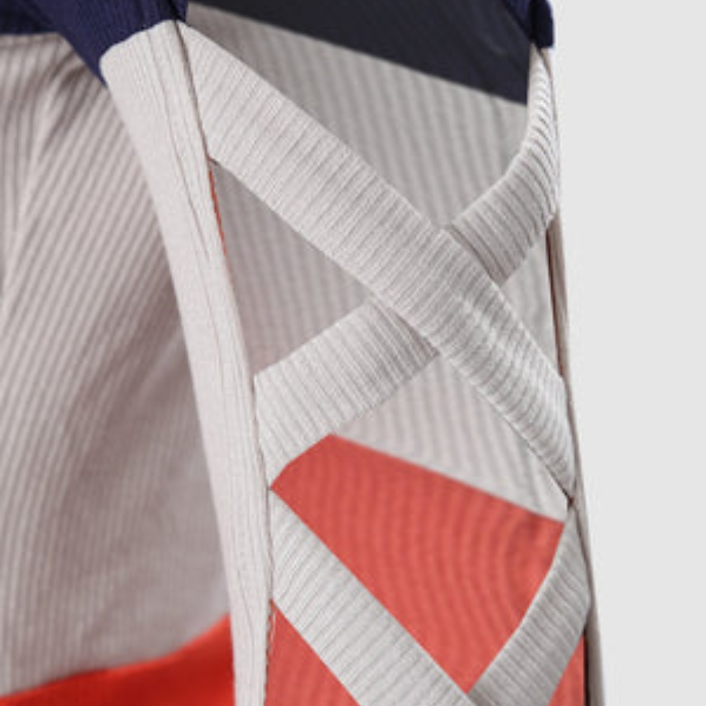 Edina - Trendy shirt with unique crisscross sleeves