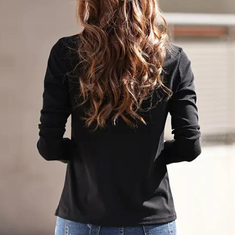 Elaina - Stylish long-sleeved T-shirt for women