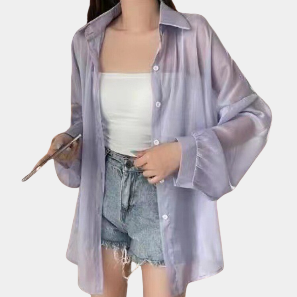 Fiore - Elegant long-sleeved shirt with a modern cut