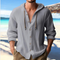 Danut - Casual herenhemd met stijlvolle capuchon