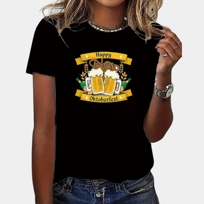 Marilena - Happy Oktoberfest Graphic Tee for Women