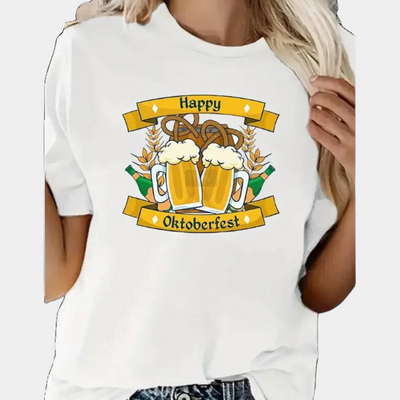 Marilena - Happy Oktoberfest Graphic Tee for Women