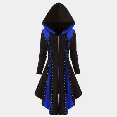Nyssa - Casual Hoodie Jurk met Stijlvolle Rits