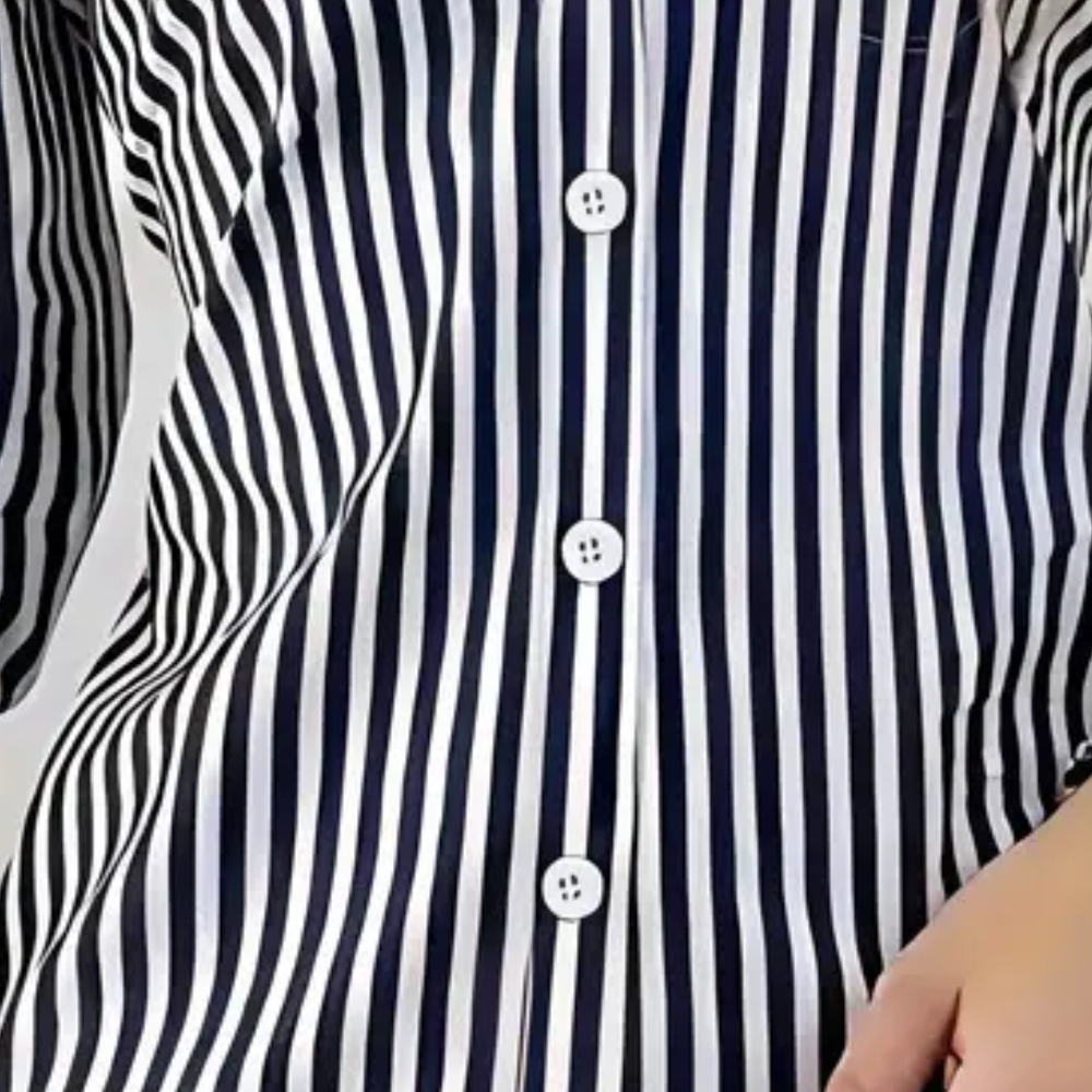 Elisaveta - Elegant striped shirt for women