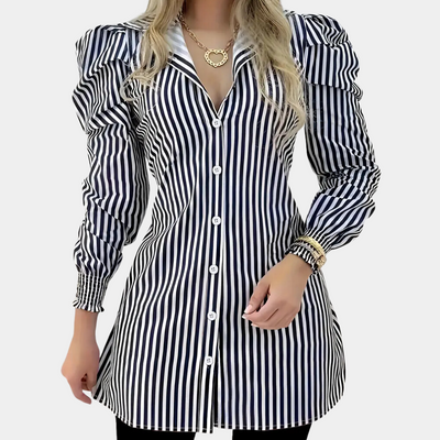 Elisaveta - Elegant striped shirt for women