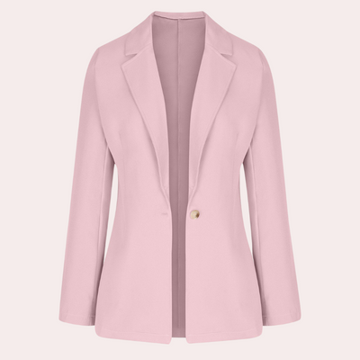 Nastya - Minimalistische effen blazer voor dames