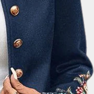 Iona - Vrouwelijke blazer met bloemenprint