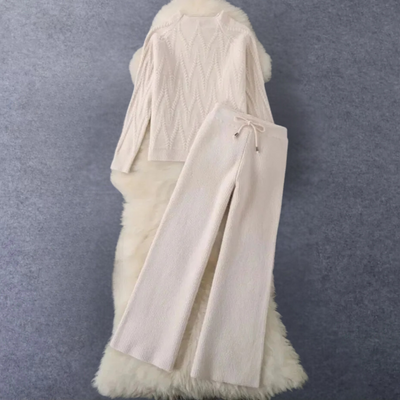 Graciela - Stylish knitted 2-piece set for women