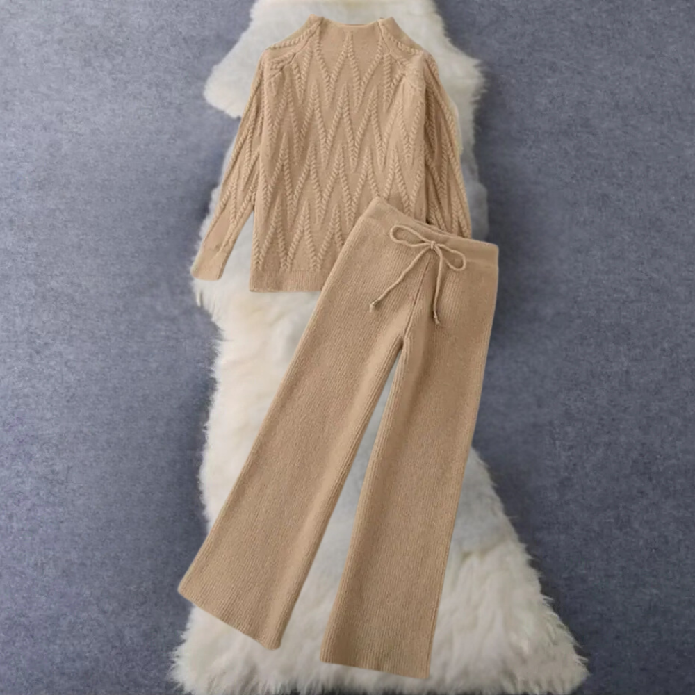 Graciela - Stylish knitted 2-piece set for women