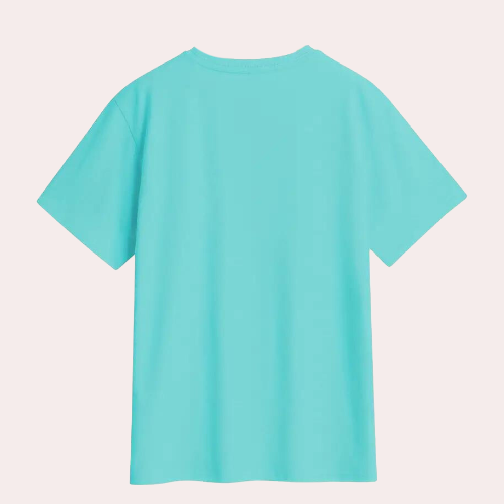 Kati - Playful cat &amp; pumpkin graphic shirt