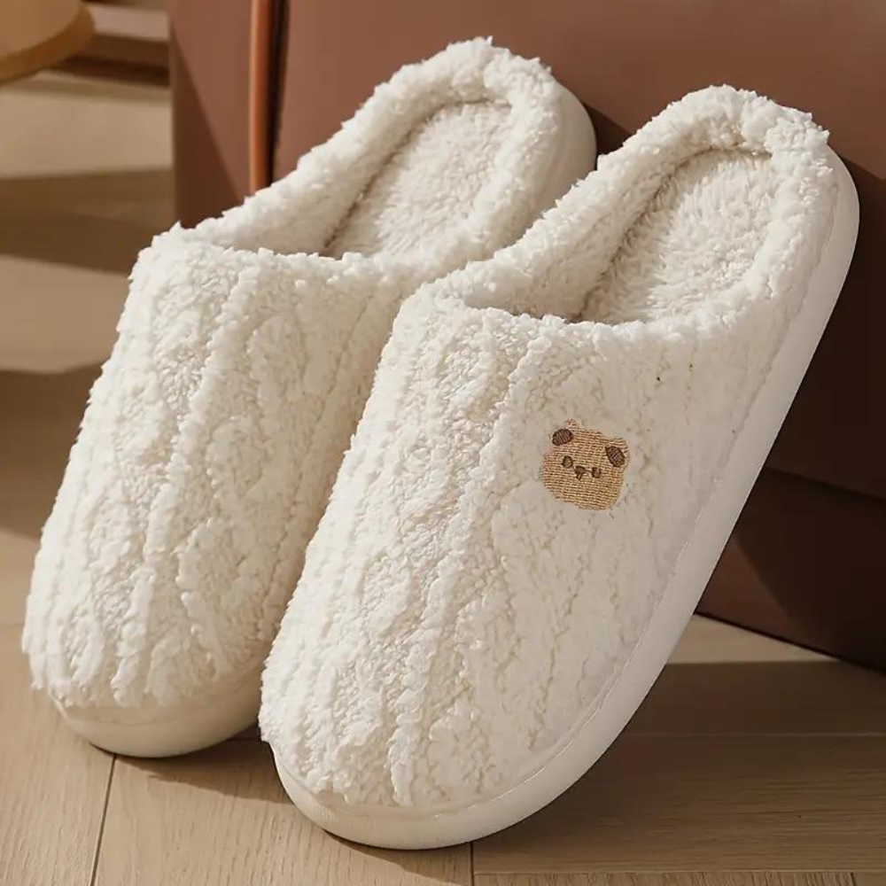 FAUSTINE - Women's Winter Slippers with Soft Sole
