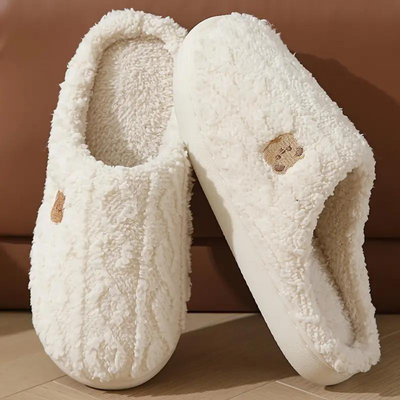 FAUSTINE - Women's Winter Slippers with Soft Sole