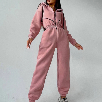 REBECCA - Praktische Jumpsuit met Kap voor Dames