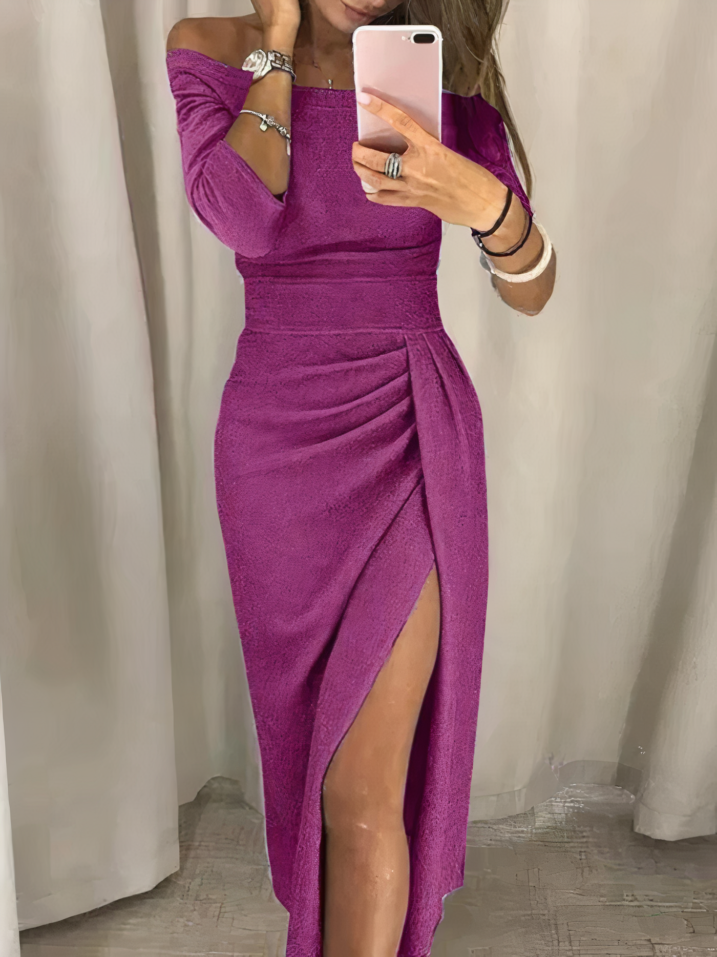 Brigette – Elegante Splitjurk voor Dames – Stijlvol & Verfijnd