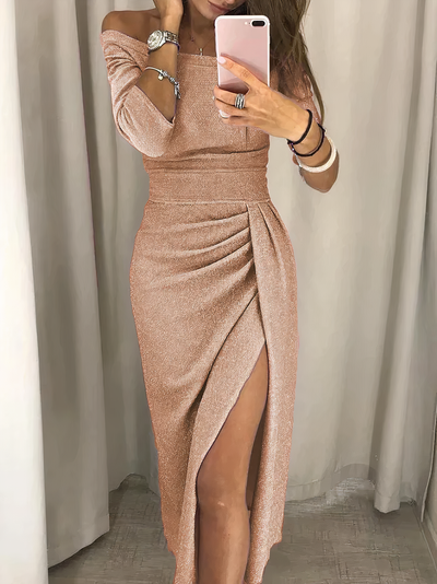 Brigette – Elegante Splitjurk voor Dames – Stijlvol & Verfijnd