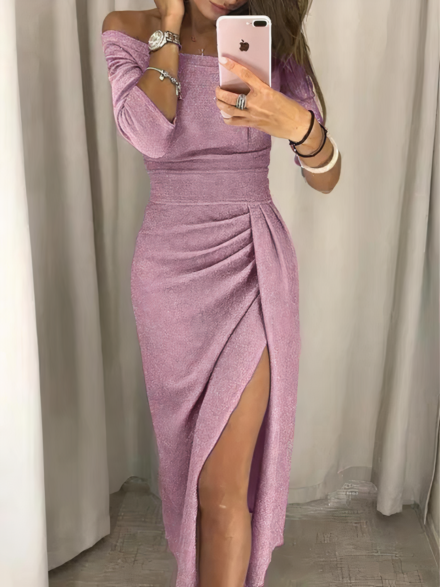 Brigette – Elegante Splitjurk voor Dames – Stijlvol & Verfijnd