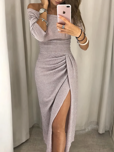 Brigette – Elegante Splitjurk voor Dames – Stijlvol & Verfijnd