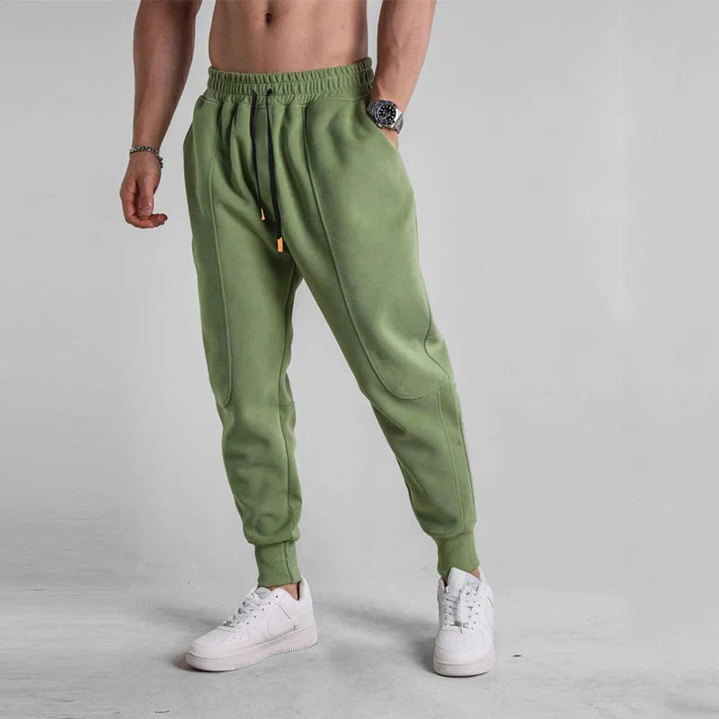 Sportieve katoenen joggingbroek voor heren