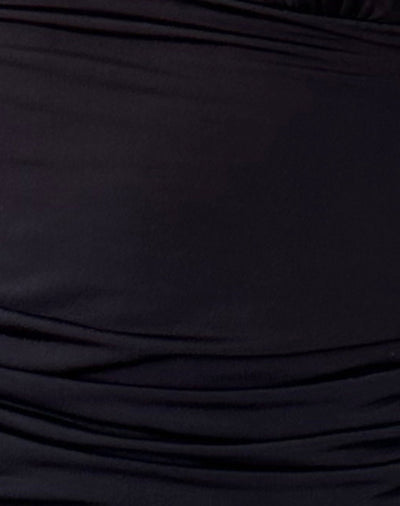 Gaelle - Seductive Halter Top with Deep V-Neck