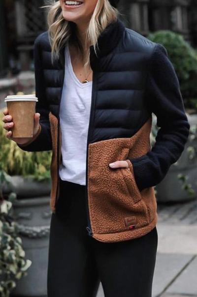 Hazeline - Cozy Puffer Jacket for Women