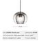 Pandra - Painted Glass LED Pendant Lamp