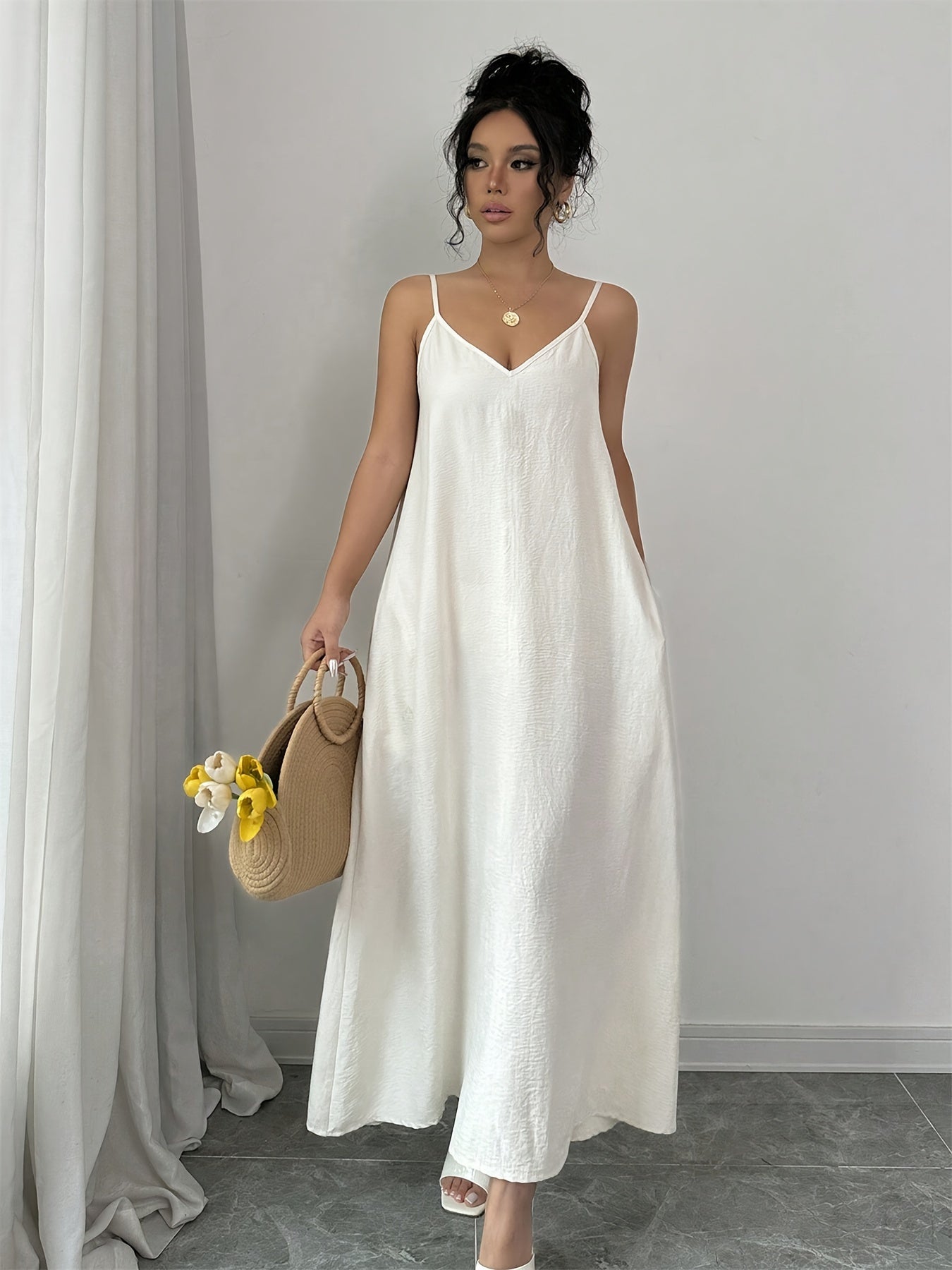 Catalina | Elegante Maxi Jurk met Verstelbare Bandjes