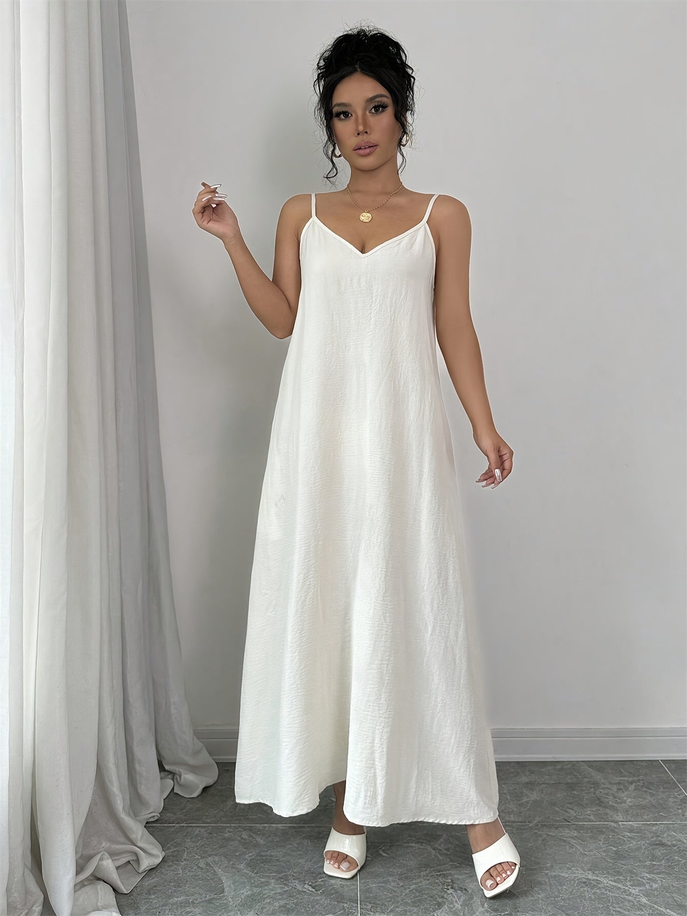 Catalina | Elegante Maxi Jurk met Verstelbare Bandjes