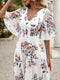 Catherine | Elegant A-Lijn Jurk met Bloemenprint