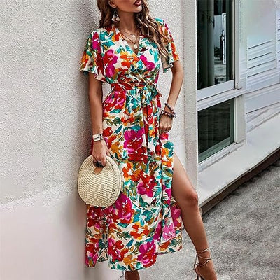 Cecile | Elegante Midi Jurk voor Dames