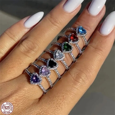 Isara - Heart-shaped Engagement Ring