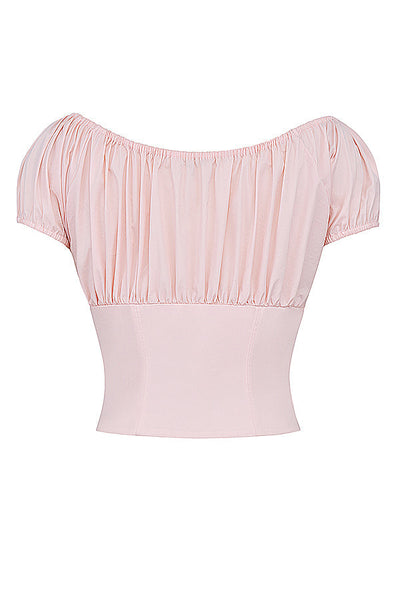 Isalie - Baby Pink Crop Top